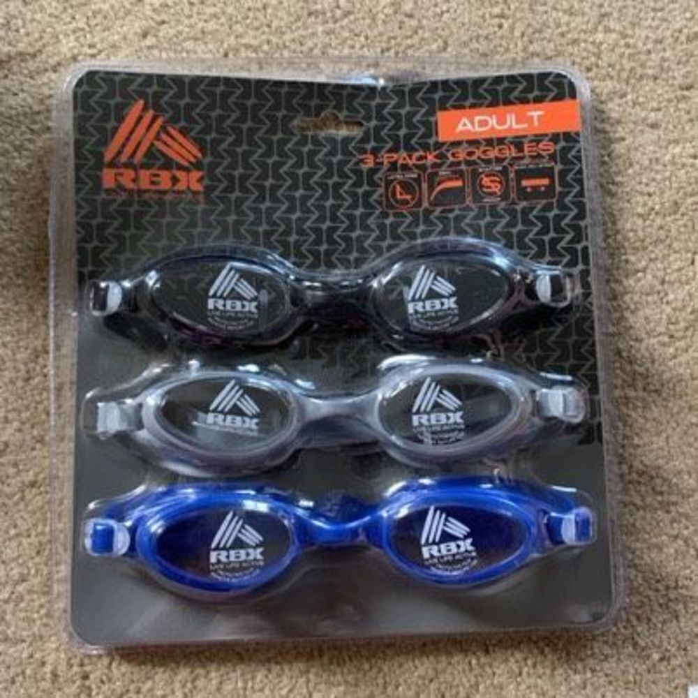 RBX Adult 3-Pack Goggles *New*